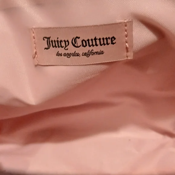 Juicy Couture Black Cosmetic Bag with Pink Details - Picture 6 of 10